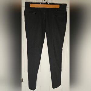 Ann Taylor Pants With Ankle Zippers.  Size 6.  Waist 32" Inseam 27"